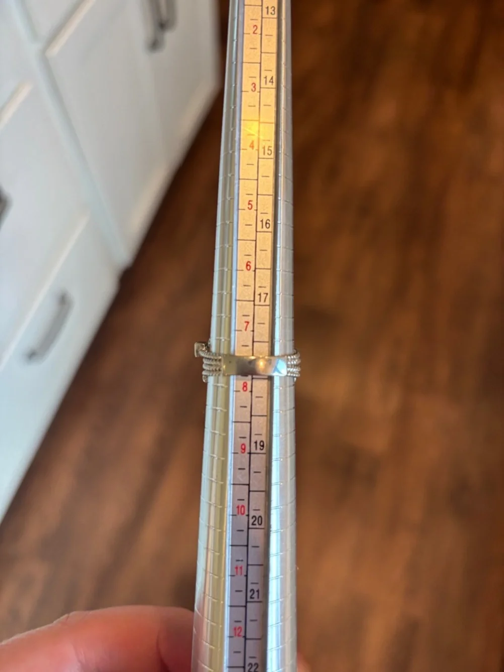 Sparkling Sterling Silver Unique Multi-Stone Stacked Ring - Picture 6 of 6